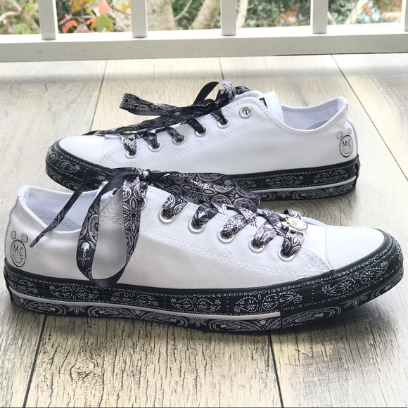 Converse Shoes - Conv&Miley Ctas OX Ornament White Black W AUTHENT